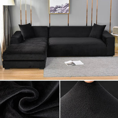 Stretchy Velvet Furniture Protector Cover