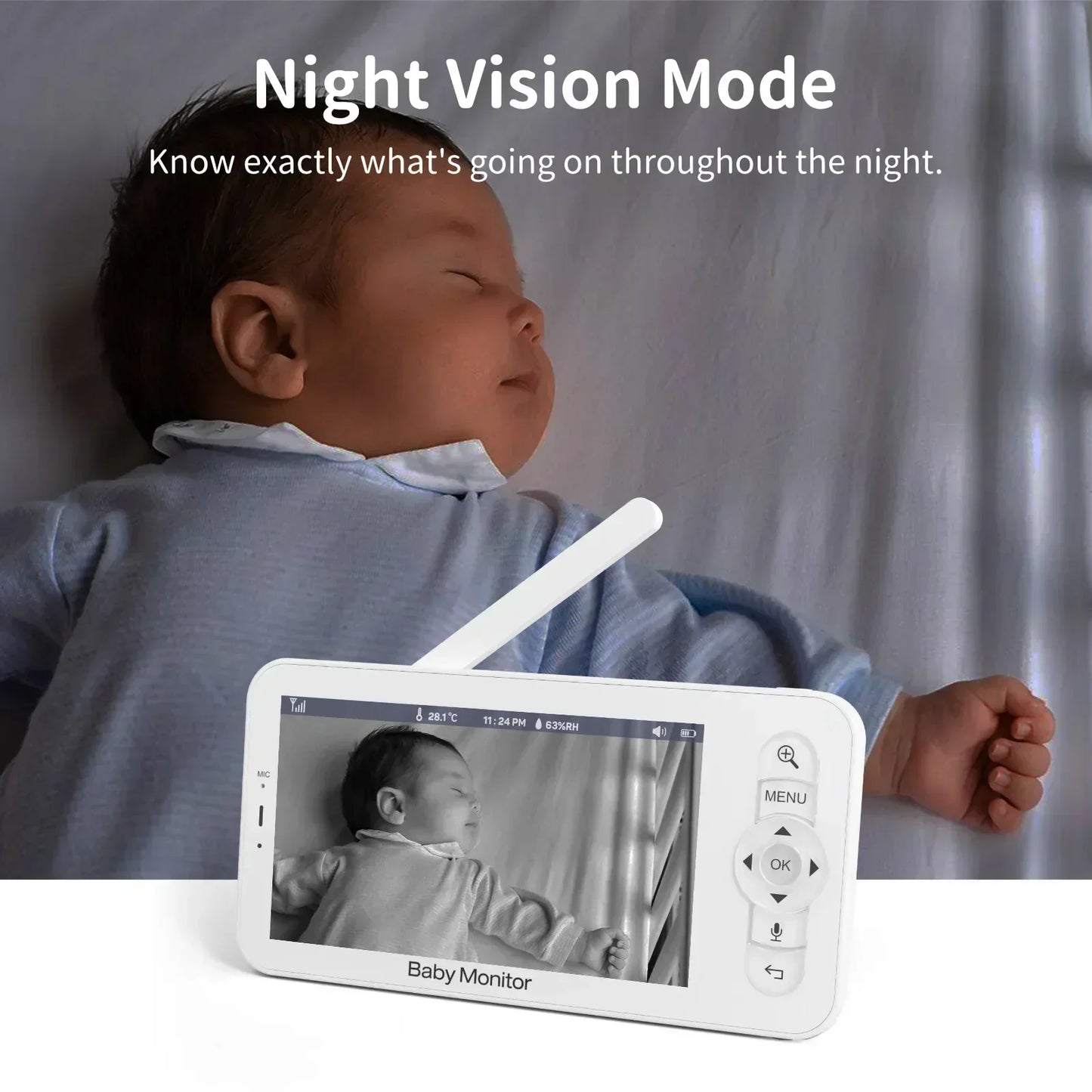 Clear View Baby Camera with HD Display