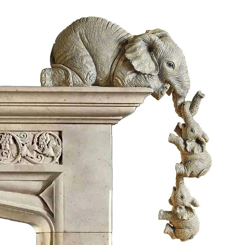 Adorable Elephant Figurine Home Decoration