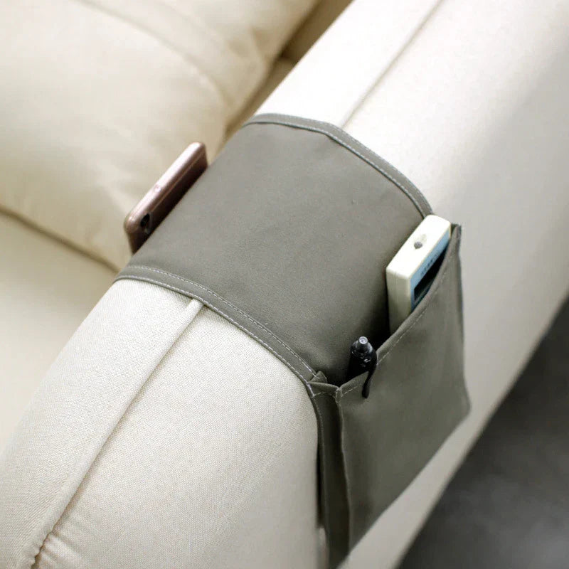 Cotton Bedside Storage Organizer with Pockets