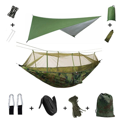 Lightweight Waterproof Camping Hammock with Bug Net