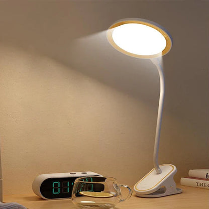 Bright LED Desk Lamp with Battery and Warm Glow