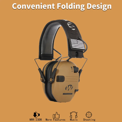 Soundproof Earmuffs for Shooting and Work