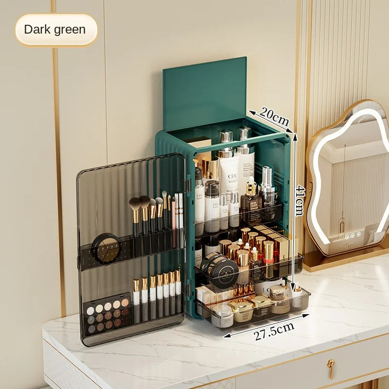 Premium Makeup Organizer Case with Magnetic Closure