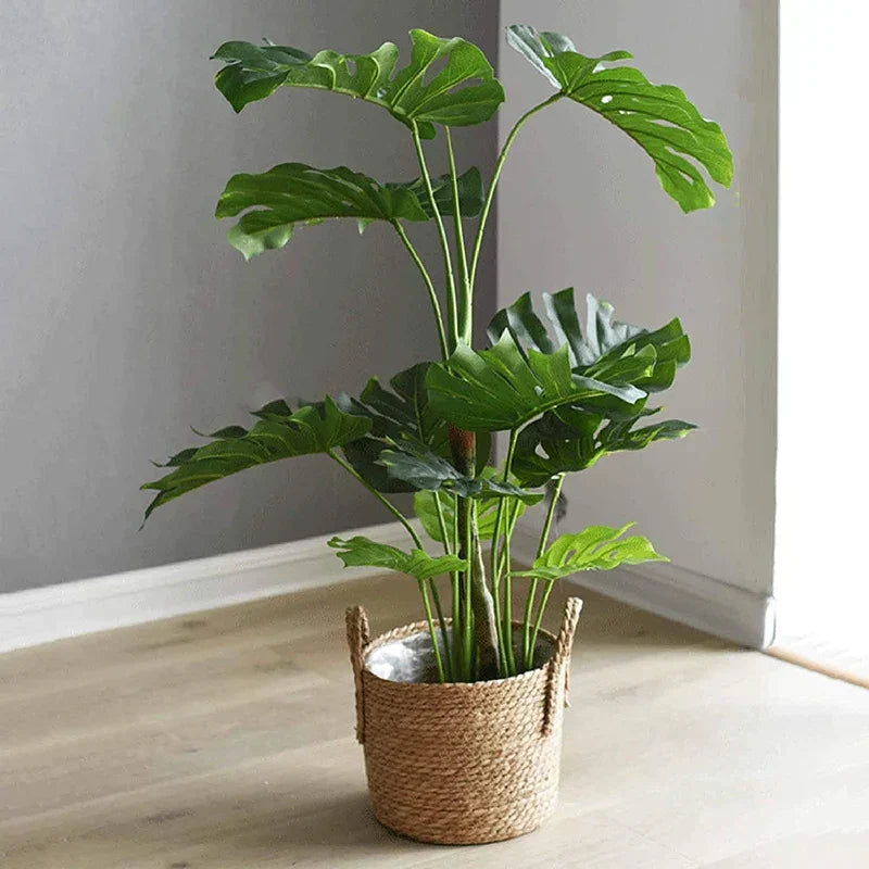 Big Round Wicker Garden Planter Basket