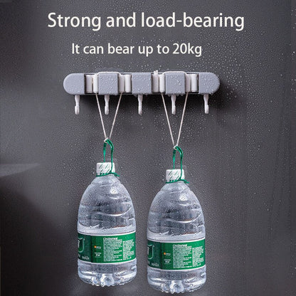 Space-Saving Wall Mount Mop Holder