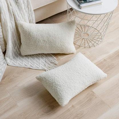 Plush Faux Silk Pillowcase for Living Room - Luxicro