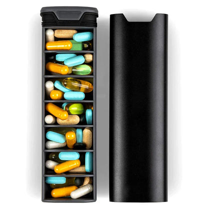Compact Weekly Pill Organizer Box