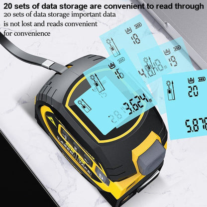 Compact 3 in 1 Laser Distance Meter Tool