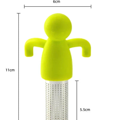 Cozy Human Figure Loose Leaf Tea Steeper