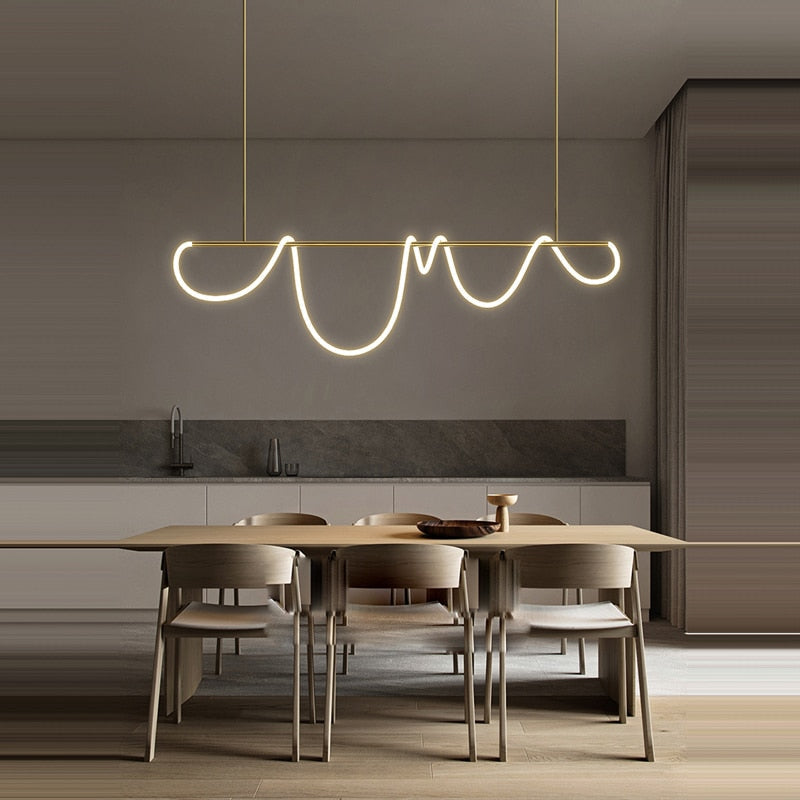 Modern Dimmable LED Ceiling Light Fixture