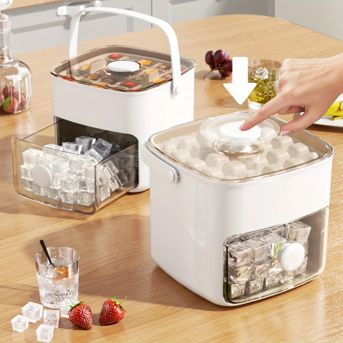 Compact High-Speed 48 Ice Cube Maker