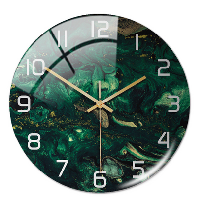 Elegant Silent Marble Wall Clock