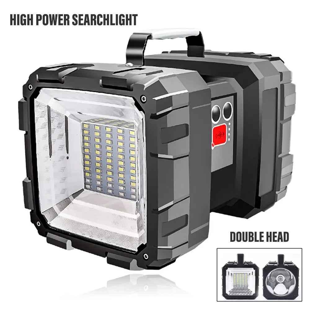 Compact Outdoor LED Floodlight 40W Waterproof Rechargeable - Luxicro