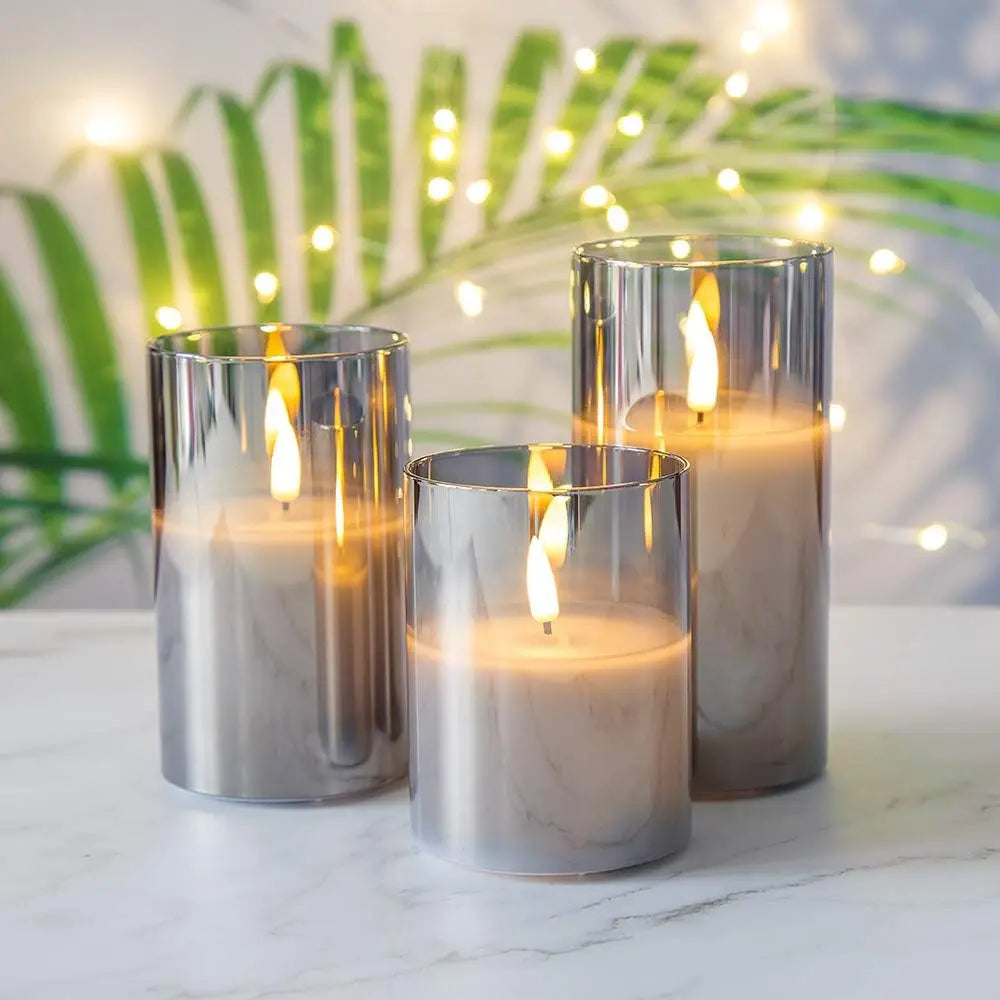 Warm Flicker Candles with Remote and Timer - Luxicro