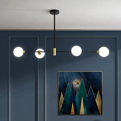 Spherical Glass Pendant Light with Warm LED Lighting - Luxicro