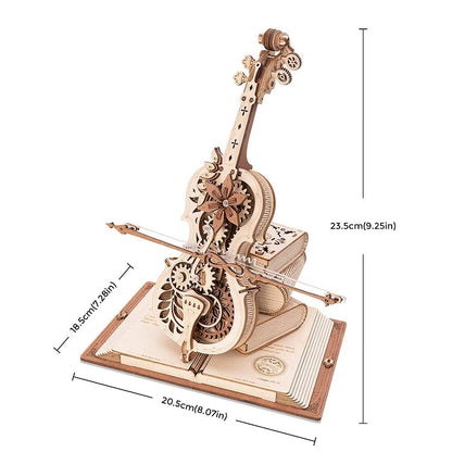 Handcrafted Wood 3D Puzzle Music Box - Luxicro