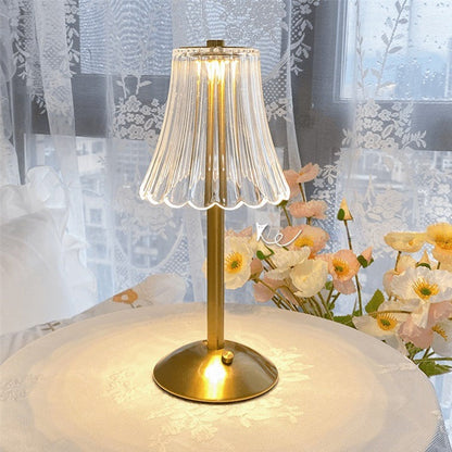 Elegant Clear Office Table Lamp