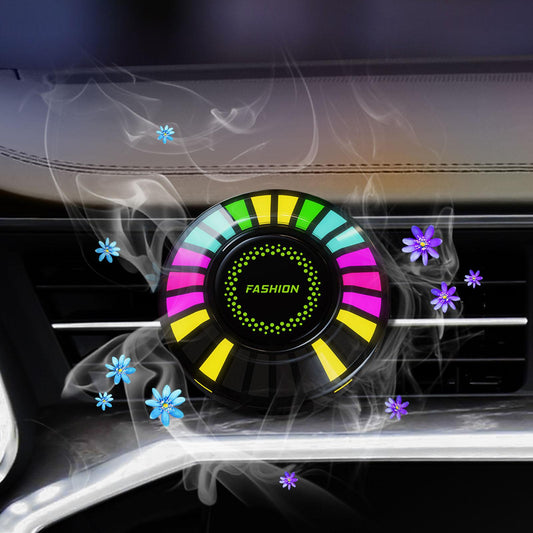 Bright Car Vent Air Freshener with LED Light - Luxicro