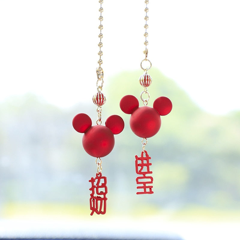 Fun Cute Deer Rearview Mirror Charm