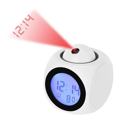 Large Display LED Clock with Temperature and Alarm - Luxicro