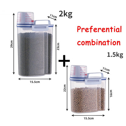 Convenient Pet Food Storage Measuring Cup