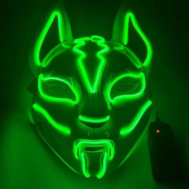 Bright LED Fox Costume Mask
