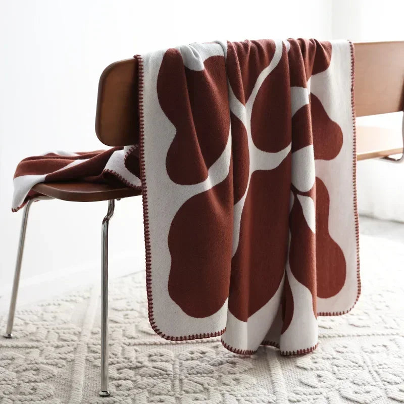 Cozy Nordic Throw Blanket Soft Plush Sofa Cover