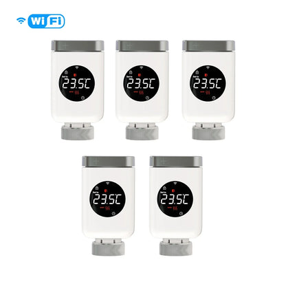 Wireless Thermostat Valve with WiFi and Remote Control