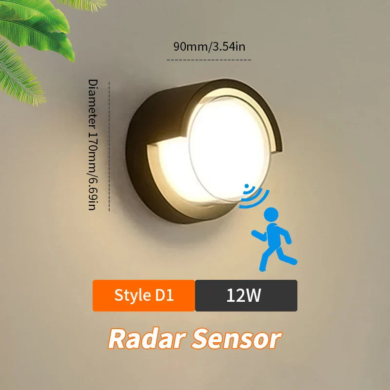 Automatic Motion LED Wall Light