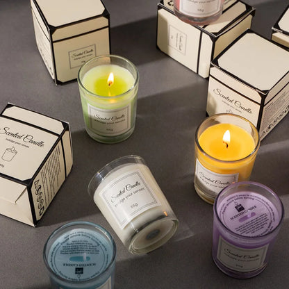 Relaxing Fragrant Soy Wax Scented Candles