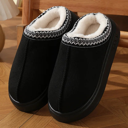 Cozy Fuzzy Women's Slipper Shoes - Warm Plush Footwear