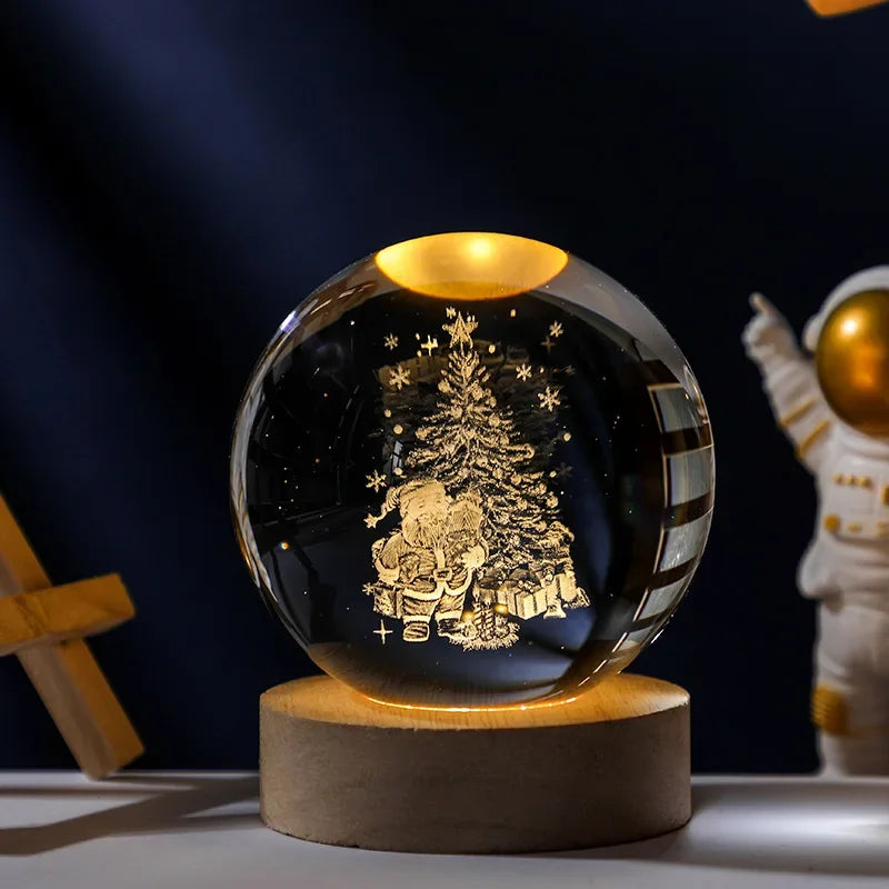 Shining Crystal Orb Decoration