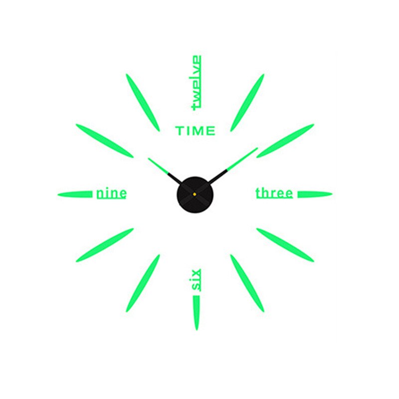 Modern 3D Glow Silent Wall Clock