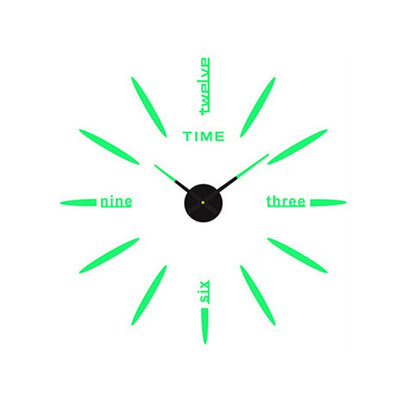 Modern 3D Glow Silent Wall Clock