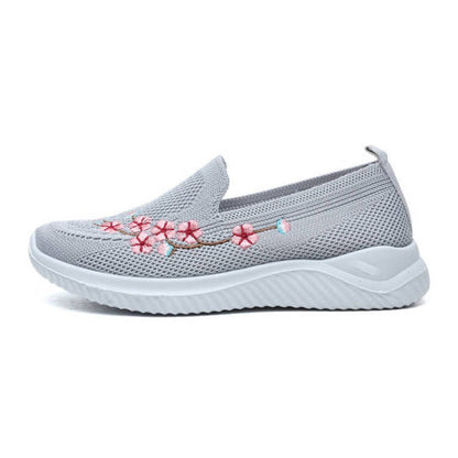 Lightweight Breathable Floral Sneakers
