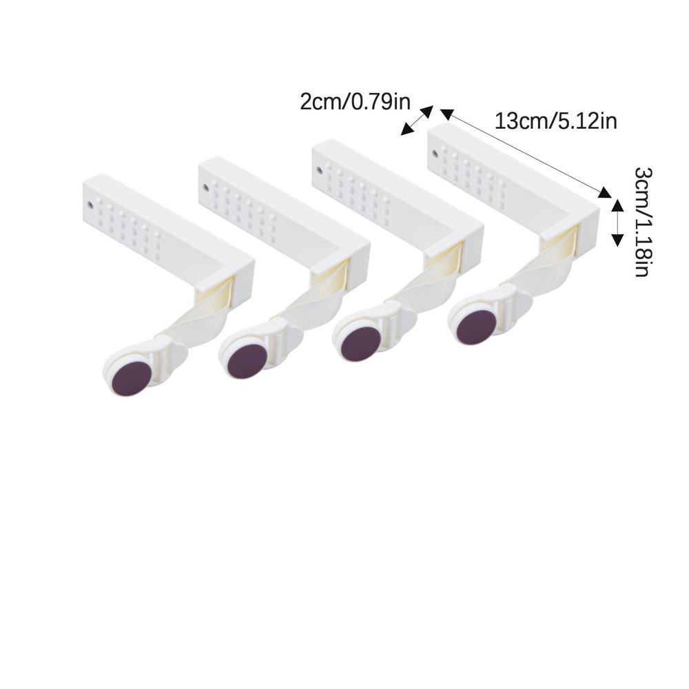 Elastic Bed Sheet Straps Non Slip Grip Clamps