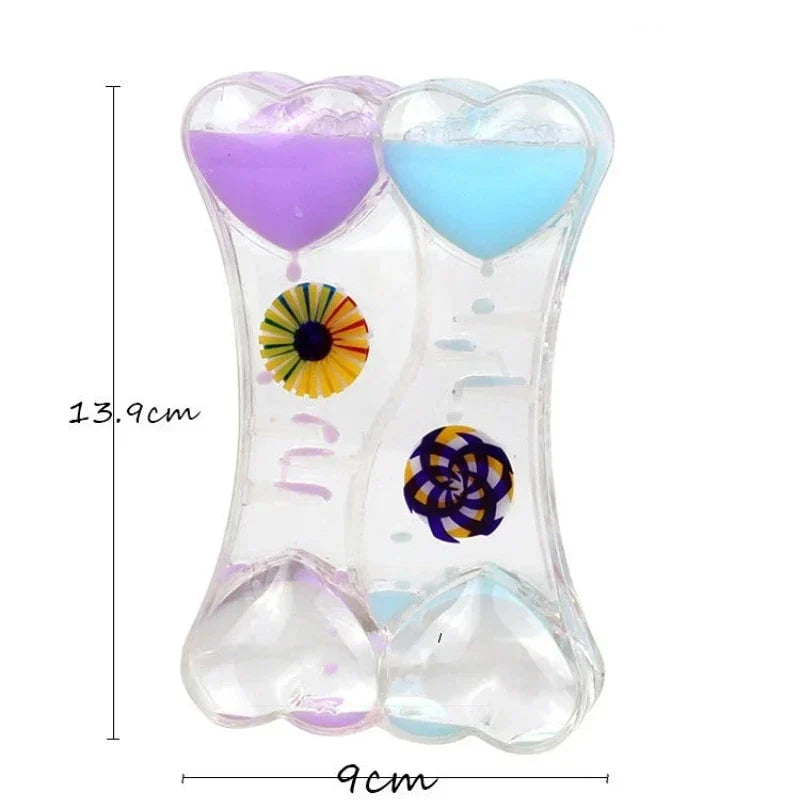 Decorative Glass Motion Hourglass