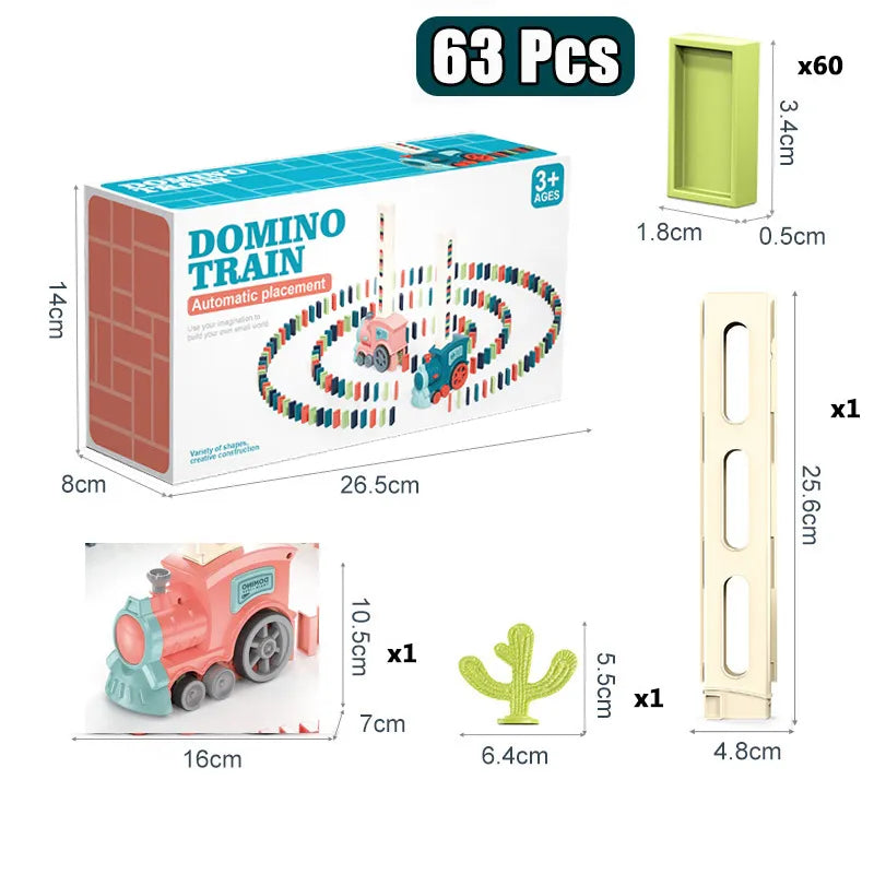 Fun Interactive Automatic Domino Train Set