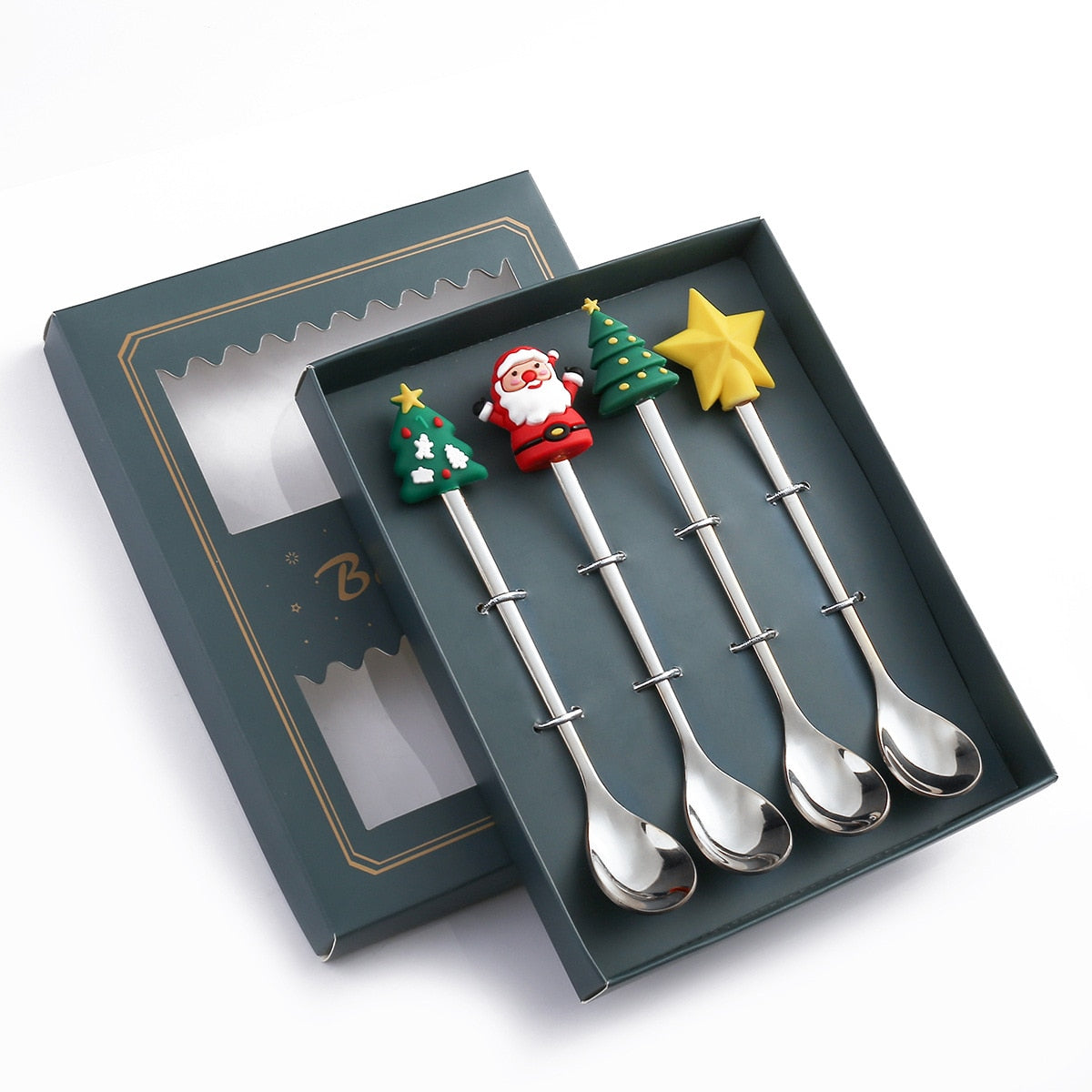 Christmas Holiday 4 Piece Dinner Table Set