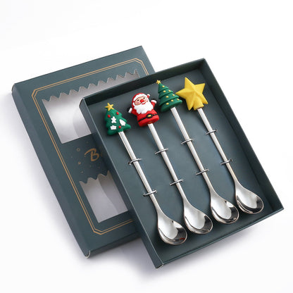 Christmas Holiday 4 Piece Dinner Table Set