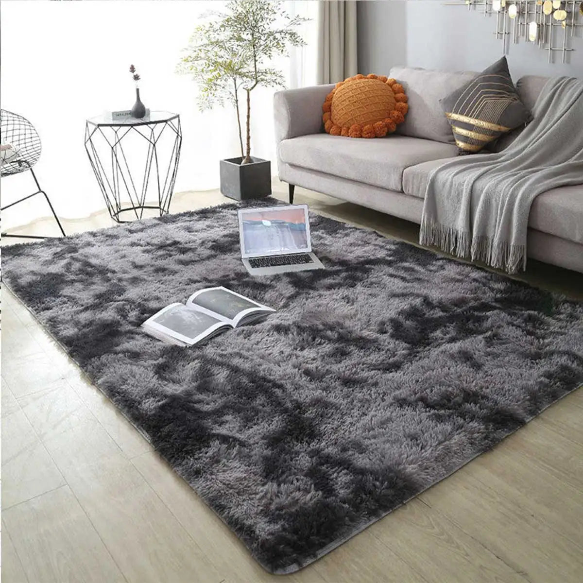 Plush Memory Foam Anti-Slip Area Rug