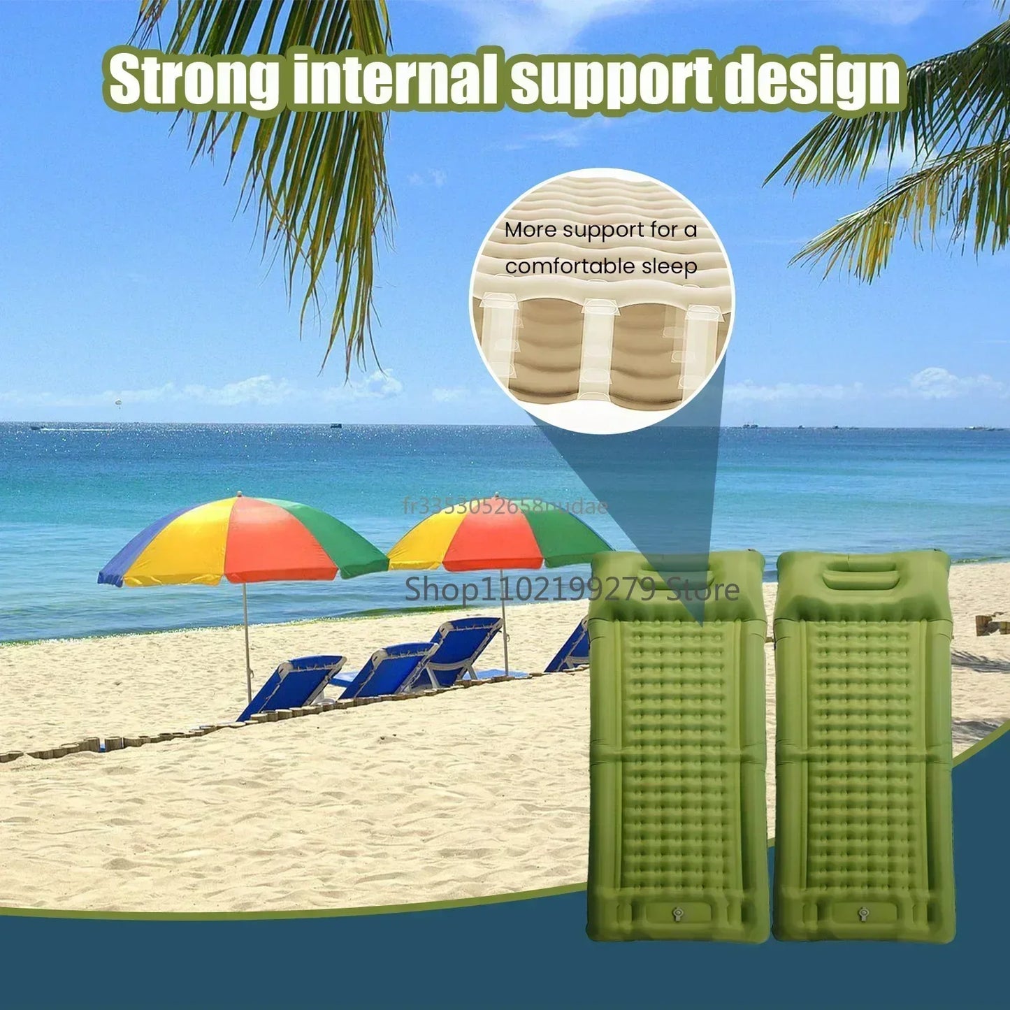 Portable Inflatable Outdoor Sleeping Mattress