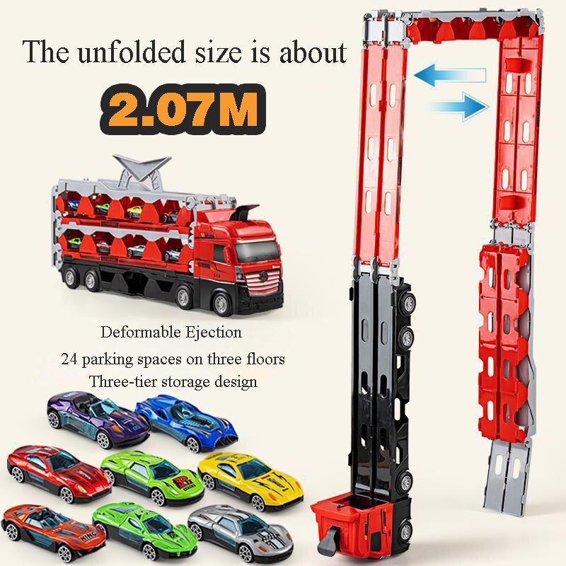 Big Foldable Racing Car Track Playset
