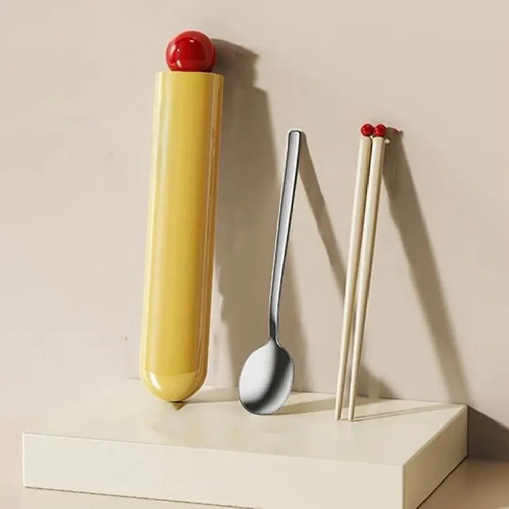 Compact Travel Chopstick Utensil Set