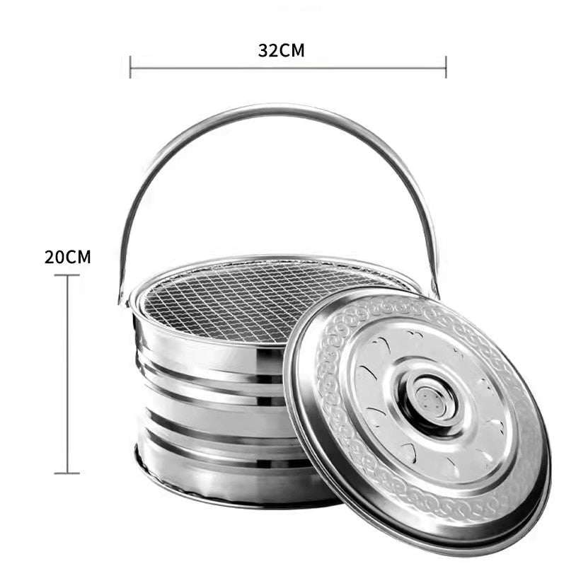 Compact Lightweight Camping Cooking Pot