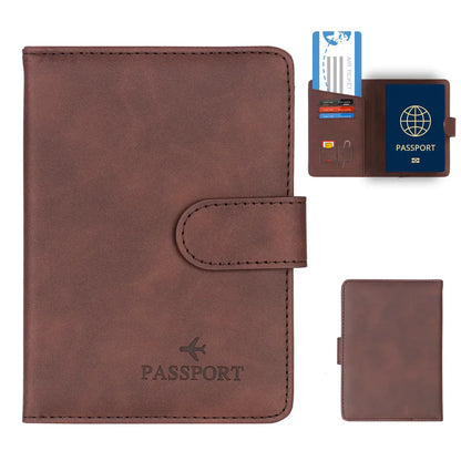 Secure Travel Passport Wallet for Men Women