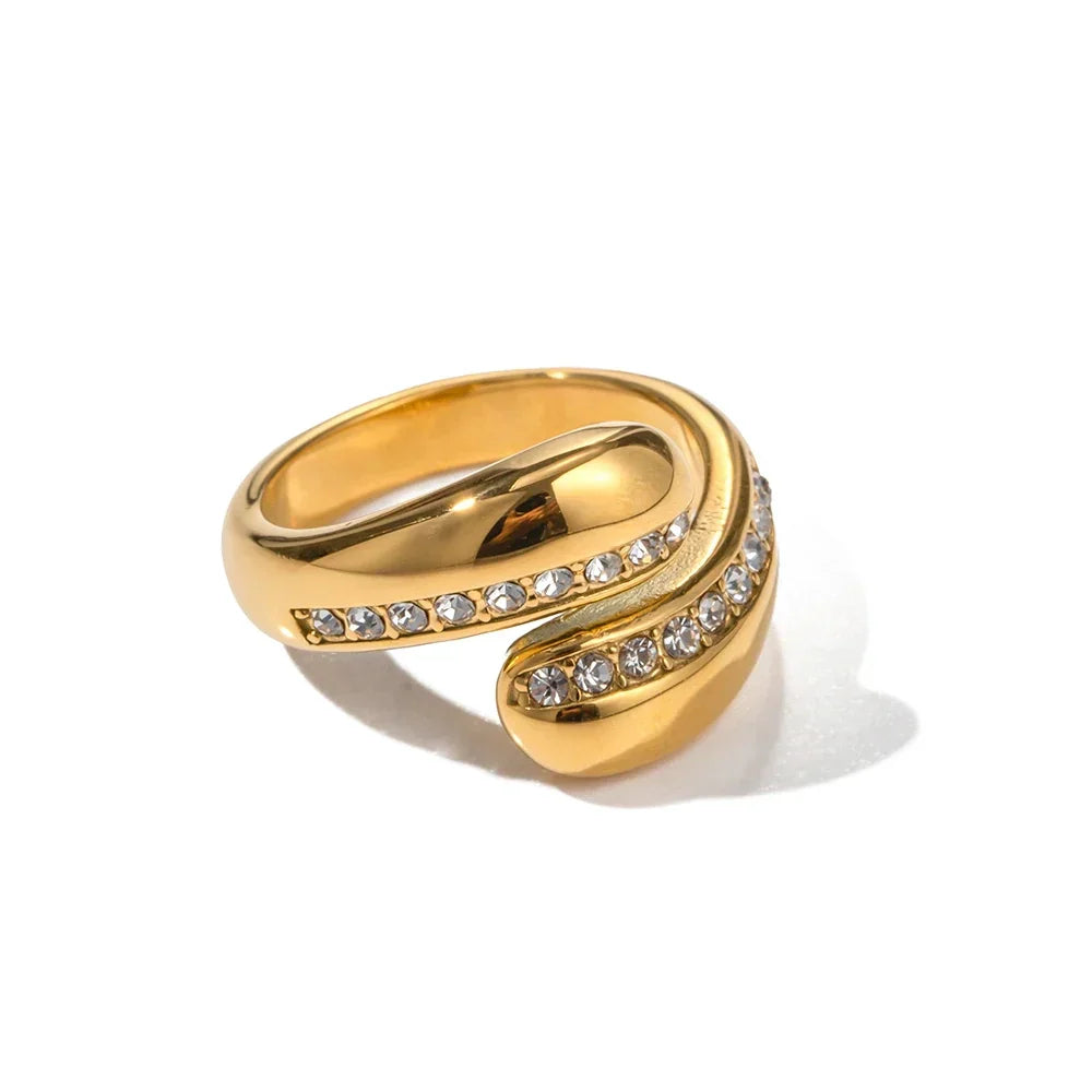 Luxury Crystal Fashion Wrap Ring