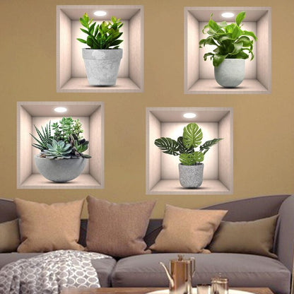 Decorative Indoor Plant Wall Stickers
