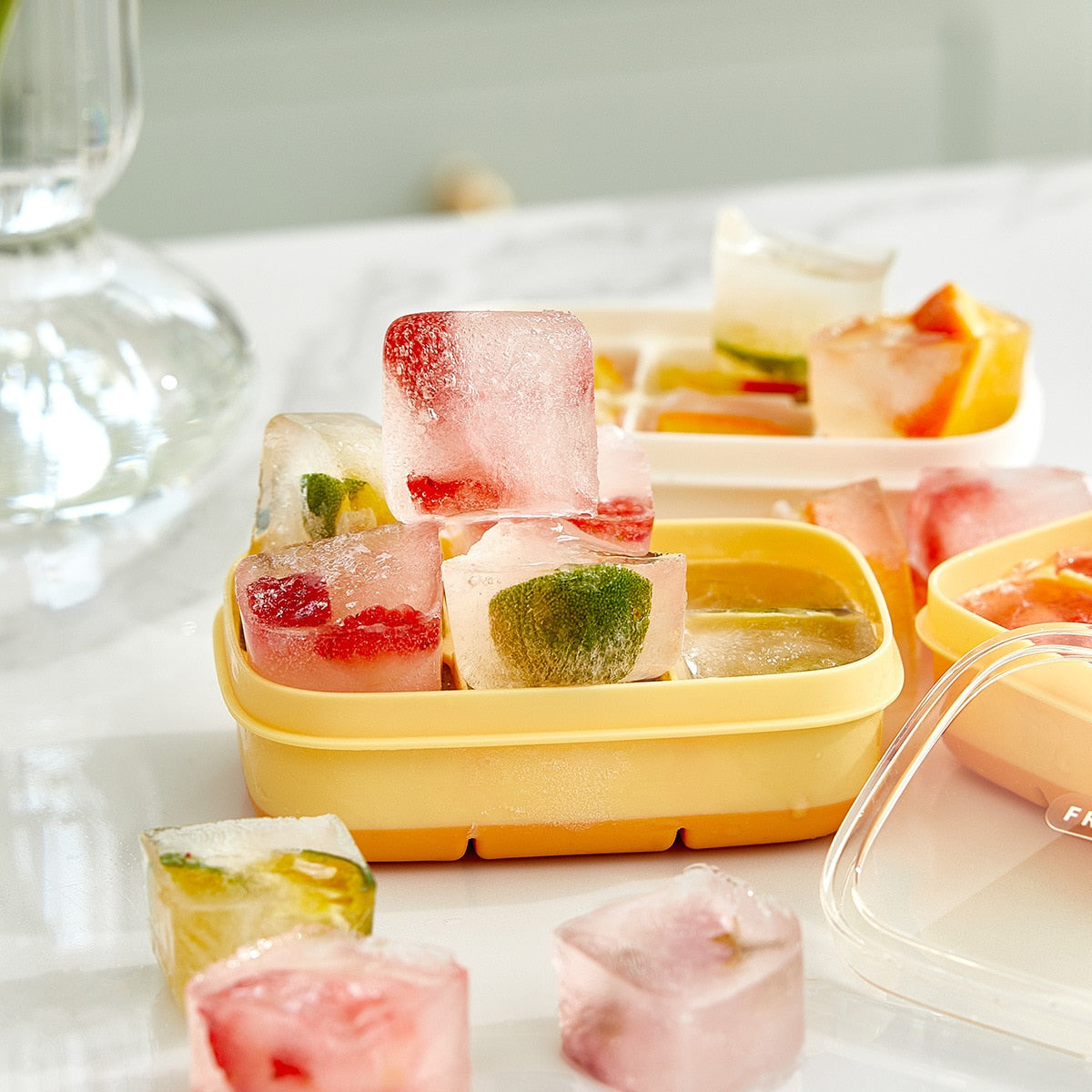 Small Square Silicone Ice Tray